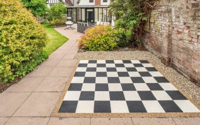 Life-size Resin Bound Chessboard Installation 21yr Guarantee!!